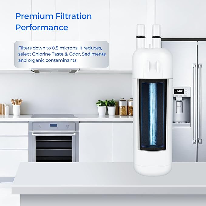 TEEHAY 9081 Water Filter Replacement, Compatible with Whirlpool P5WB2L, P4RFWB, Kenmore P4RFKB2, Kenmore 9930, 46-9930, 9081, 46-9081, 9930P, 469930, 04609930000 (3 Pack)