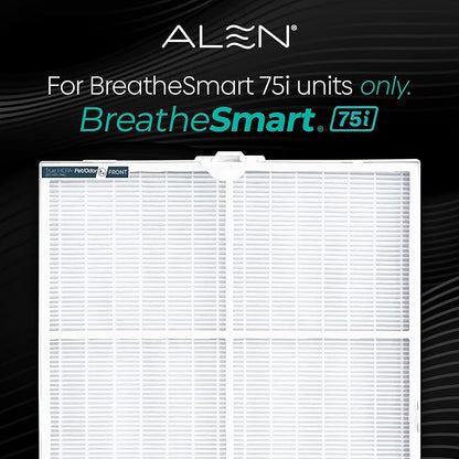 Alen Air Filter B7-Odor Replacement True HEPA Filter for BreatheSmart 75i Air Purifier - Captures Allergens & Mold + Pet Dander & Odors (1 Filter)