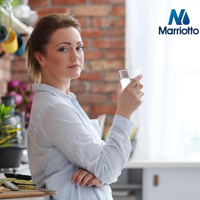 MARRIOTTO MIWF6200 Water Filter Replacement for Midea MIWF6200, MRS26D5AST, MRS26D7AST, MRQ22D7AST, MF-2008-R2, NS-WF26SS0-1, Zline MIWFT2100, RFM-W-36, WF200, SJWF200, SJG2254FS, NSF42, (3 Pack)