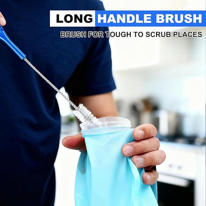Cleaning Kit Compatible with camelbak Cleaning kit,3 in 1 Brushes with Strong Cleaning Power,Cleans Hydration Reservoirs and Bladders, Water Containers