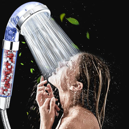 NOSAME Shower Head, Filter Filtration High Pressure Water Saving 3 Mode Function Spray Handheld Showerheads for Dry Skin & Hair