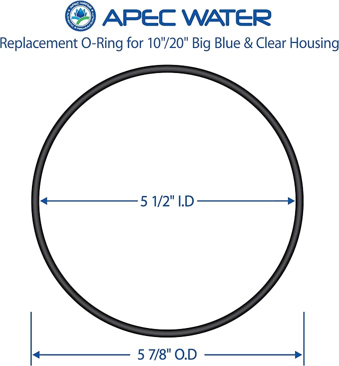 APEC Water Systems Replacement O-Ring for 10" or 20" BB and Clear Water Filter Housing (O-Ring-HB)