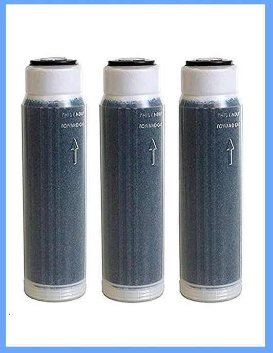 CFS Color Indicating DI Resin Cartridges, Resintech MBD-30-NG, 3 Pack | Mixed bed deionization for RODI aquariums, spot-free car wash & window cleaning; fits standard 10 x 2.5 in housings