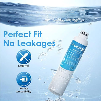 Waterdrop WD-F27 Replacement for Samsung® HAF-CIN/EXP Water Filter | Compatible with DA29-00020B, HAF-CIN, RF28HMEDBSR, RF263BEAESR, RS25J500DSR, HDX FMS-2, DA97-08006A-1, Refrigerator Filter