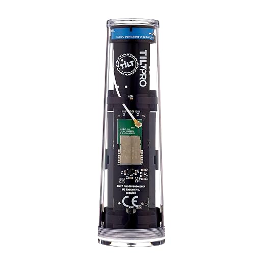 Tilt Pro Wireless Hydrometer and Thermometer Black: Patented Brewing Technology for Professional Brewers with High Accuracy for Beer, Wine, Cider, Mead & More