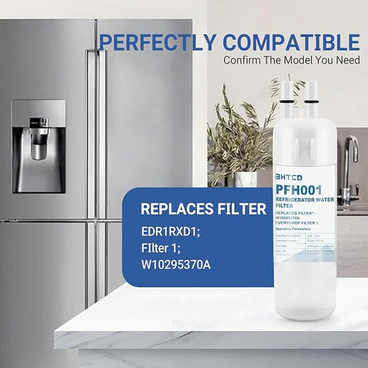 Water Filter Replacement for Whirlpool WRS325SDHZ WRS325FDAM WRS325SDHV | Compatible with WRS325SDHW WRS325SDHB WRS325FDAW WRS325SDHV, 6 pack replacement filters for Whirlpool refrigerators