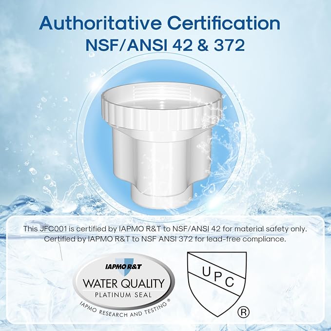 ICEPURE Replacement Filter for Water Pitchers, Compatible with Epic Pure Water Pitcher, Removes 99% Chlorine, Fluoride, PFOA/PFOS, Lead, and Heavy Metals. Up to 150 Gallons, 2PACK