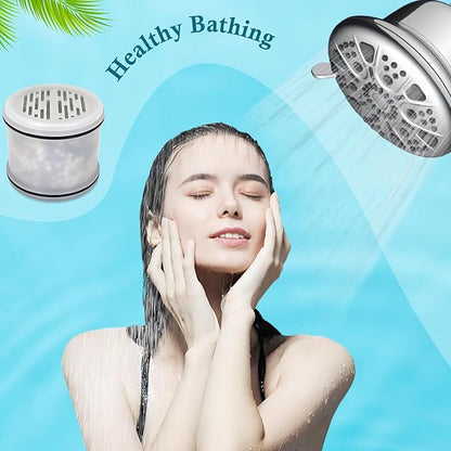 16-stage filter Replacement Fixed Shower Filter Compatible with Cobbe Fixed Filtered Shower heads 2-Pcs