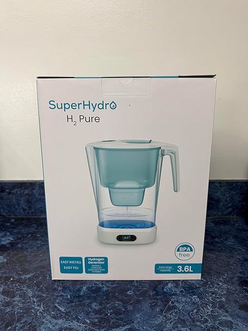 SuperHydro H₂ Pure Hydrogen Water Pitcher