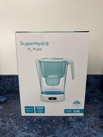 SuperHydro H₂ Pure Hydrogen Water Pitcher