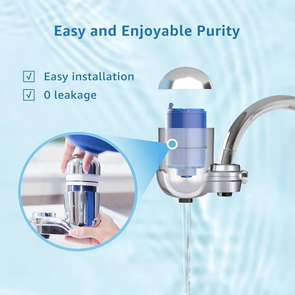 Filterlogic FF08 Faucet Water Filter Replacement, Compatible with All PUR® PLUS Water Filter Replacement RF9999®, NSF 42 Certified, 9-Month, 900-Gallon, 3 Pack