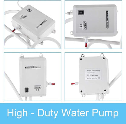VEVOR Bottled Water Dispenser Pump System, 2x5 Gallon Dispensing System, Automatic Electric Water Dispenser, Double-Pipe Water Jug Pump, Compatible Use with Coffee/Tea Machine, Refrigerator, Ice Maker