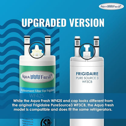 Aqua Fresh Replacement for WF3CB, PureSource 3, 706465, 242086201, 242086203, 242294501, 242069601, AP4567491, PS3412266, WF425 Refrigerator Water Filter (3-Pack)