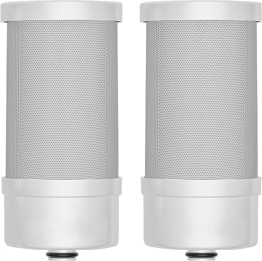 Vortopt Replacement Filter for T5 Faucet Water, 3-6 Months Lifetime, Reduces Chlorine, Taste and Odor (2 Pack) | Reduces Chlorine, Taste and Odor (2 Pack)