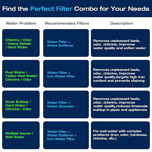 H&G Lifestyles Whole House Water Filter System, Iron and Manganese Water Filter for Well Water & City Water,Reduce Iron Heavy Metal, Silver-Enhanced, Soften Water, 700,000 Gallons