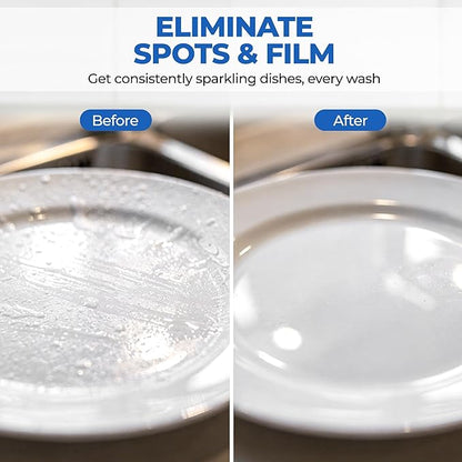 Aromasong Dishwasher Salt 19 LB - 100% Natural Water Softening Agent for Cleaner Dishes & Washer Reactivation Compatible with Bosch, Miele, Whirlpool, Thermador and More (packaging may vary)