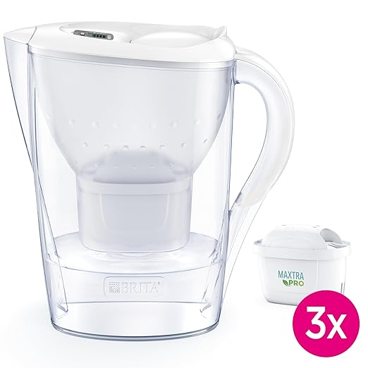 Brita Filter jug Marella +3 Maxtra Pro PP White Polypropylene 2.4 L 150 l