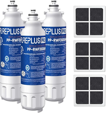 PUREPLUS LT800P NSF/ANSI 53&42 Certified Replacement for LG ADQ73613401, Kenmore 469490, 9490, ADQ73613402, ADQ736134, LSXS26326S LMXC23746S, LT120F