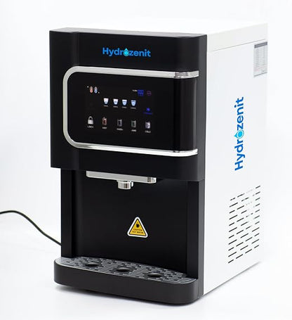 HYDROZENIT - Zenit Slim Water Dispenser | Compact Hot, Cold, Warm & Room Temperature | UV Filtration + LED Touch Panel | Compatible with Reverse Osmosis & Ultrafiltration | Ideal for Home & Office