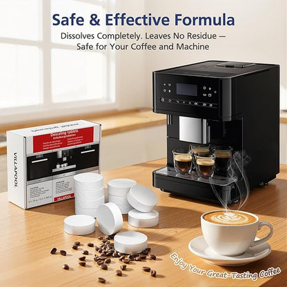 12 Count Descaling Tablets Compatible with Miele Coffee Machines, Steam Ovens, FashionMaster, and Ovens/Ranges with Moisture Plus