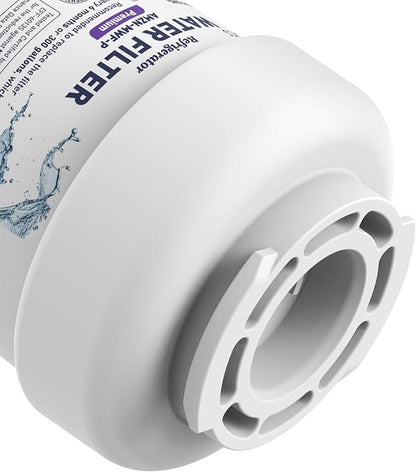 Amazon Basics Replacement Water Filter Cartridge Compatible with GE MWF Refrigerator, NSF Certified, No Leaks, Fits Perfectly, Compatible with GE and Kenmore, 3-Pack