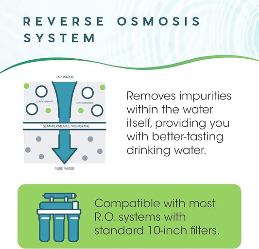 Ultima 4-Stage Water-Filter System with 50 GPD Reverse-Osmosis Membrane and FPT Connect Post Filter