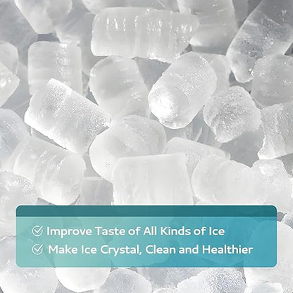 EUHOMY Ice Maker Cleaner & Descaler | 12 Use & Individually Packed | Ice Machine Cleaner with Organic Citric Acid Descaling Powder, Ideal for All Brands