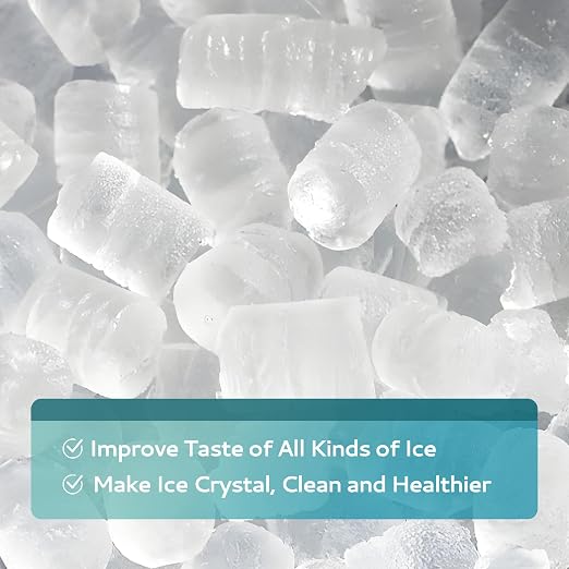 EUHOMY Ice Maker Cleaner & Descaler | 12 Use & Individually Packed for Each Use | Ice Machine Cleaner with Organic Citric Acid Descaling Powder Compatible with All Brands