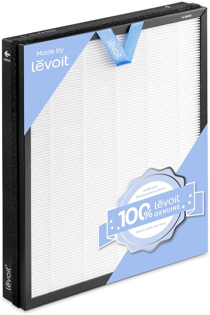 Levoit Vital Pet Pro Air Purifier Replacement Filter,1 Pack | Genuine Vital Pet Series Air Purifier Filters, Supports HEPA Sleep Mode, High-Efficiency Activated Carbon,White