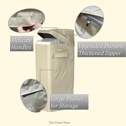 Water Softener Salt Cover,Water Softener Protective Cover for WHES30E/WHES40E Grain Softener Housings Outdoor,Beige