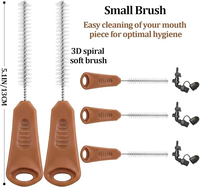 Patelai 8 in 1 Hydration Bladder Cleaning Kit Includes 3 Different Brushes and Drying Collapsible Bladder Frame, Water Reservoir Backpack Cleaning Kit