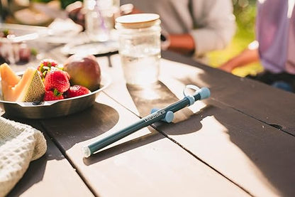LifeStraw Sip Essential – Lightweight Water Filter Drinking Straw, Removes Bacteria, Parasites and Microplastics, Seaglass