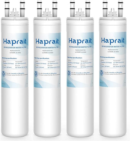 HP005 Replacement for Frigidaire ULTRAWF, Pure Source Ultra, Kenmore 9999, 469999, 46-9999, A0094E28261 Water and Ice, Height 11 inches, 4 Count