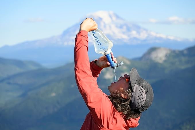 Platypus Quickdraw Ultralight 1 Liter Backpacking Water Filter System