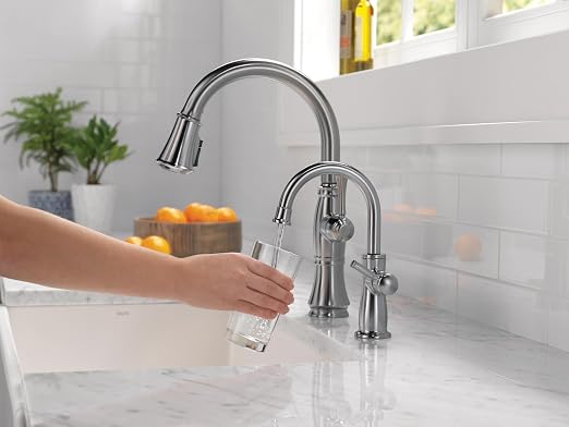 Delta Faucet Clarifi Under Sink Reverse Osmosis Water Filter System with Oil Rubbed Bronze Traditional Beverage Dispenser Faucet