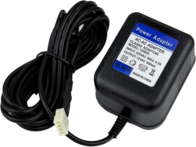 12V AC Power Adapter, Water Softener Transformer, Compatible with V3108, V3186 Clack Circuit Board