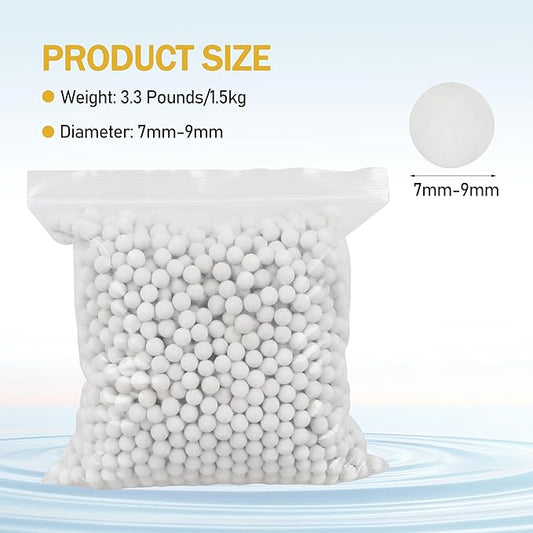 1 Bag Condensate Neutralizer Refill 3.3 Lbs - 7-8mm Calcite Pellets, pH Neutralizer Media for Water Heater Filter & Condensate Kit (1 Bag Condensate Neutralizer Refill)