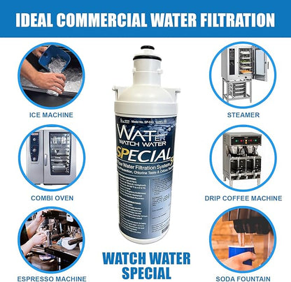 Special Filter 10in (SP 510-R) – Scale Prevention Cartridge – Removes Chlorine, Limescale, Odor – pH Balanced, No Sodium, No Phosphates – Coffee, Tea, Drinking Water Filter