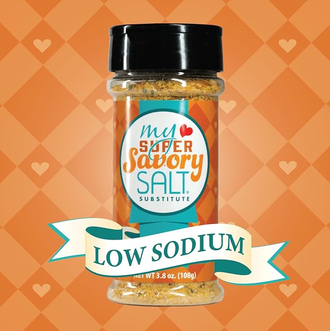 My SUPER Savory SALT – Low Sodium & Low Potassium Seasoning – Nutritional Yeast & Herbs – Clean Craveable Taste for Popcorn, Veggies & More
