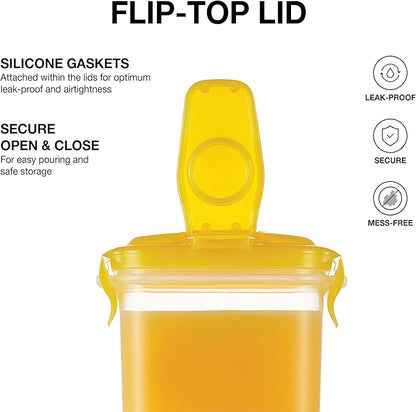 LocknLock Aqua Fridge Door Water Jug | Clear Pitcher | BPA Free Plastic Pitcher with Lid | 2 Quart Pitcher with Lid for Water, Juice, Tea & More Beverages, Yellow