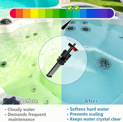 Salt System Cartridge Replacement - Water Treatment Replacement Cartridge for Spas & Hot Tubs, Hot Tub Salt Cartridge for Hot Spring Highlife, Limelight, Up to 4 Months Each, 1Pack