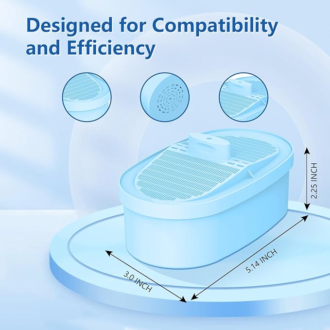Alkaline Water Filter Replacement for All Water-drop Pitcher and Dispenser Filtration Systems, Fits Water-drop WD-PF-AL,Reduces PFAS, PFOA/PFOS, Chlorine, Last Up to 100 Gallons, 3 Pack