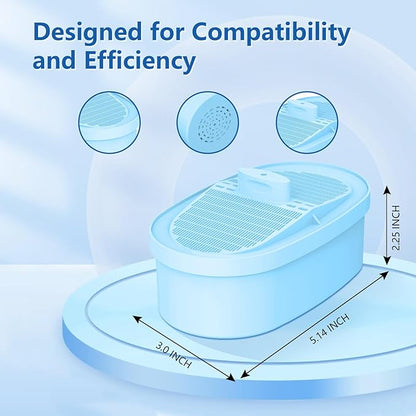 Alkaline Water Filter Replacement for All Water-drop Pitcher and Dispenser Filtration Systems, Fits Water-drop WD-PF-AL,Reduces PFAS, PFOA/PFOS, Chlorine, Last Up to 100 Gallons, 3 Pack
