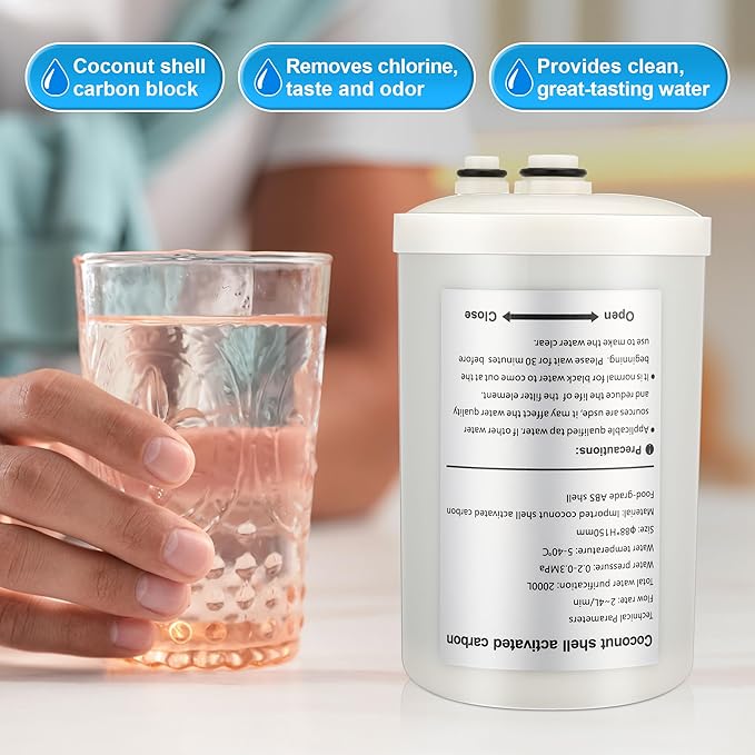 Qualirey 1 Pack Premium Filter Replacement Compatible with HG-N Type Water Ionizer, Compatible with Enagic Kangen LeveLuk SD501, JrIV, KANGEN 8(Not Original Type Before 2010)