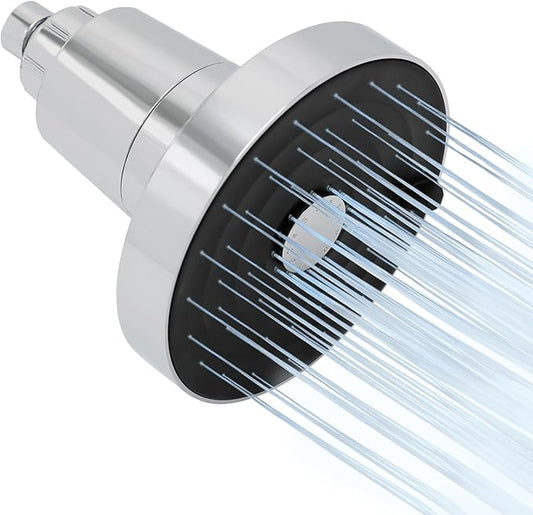 SANYCASA Filtered Shower Head for Hard Water, Removes Chlorine & Heavy Metals, KDF-55 Filter for Healthier Hair & Skin, Protects Colored Hair, High Pressure, Dermatologist Recommended(CP)