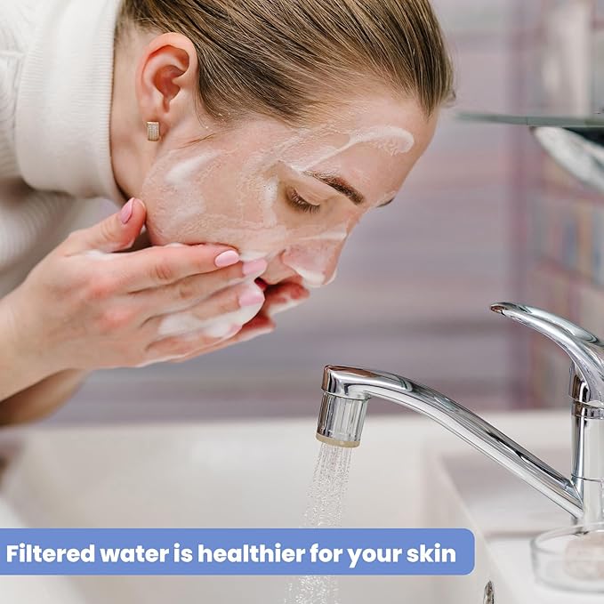 8 Pcs Faucet Filter Purifier Replacement for Bathroom Sink/Kitchen Sink with PP Cotton for Faucet Extender Faucet Water Filter Improve Water Quality Filter Sediment Rust Insect Eggs