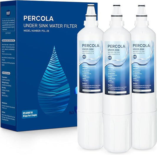 AP Easy C-Complete/Model A/C Under Sink Water Filter, 3-Pack | Compatible with 3M® Aqua-Pure® AP Easy Complete System/USF-A/C Under Sink Filtration System 500 Gallons