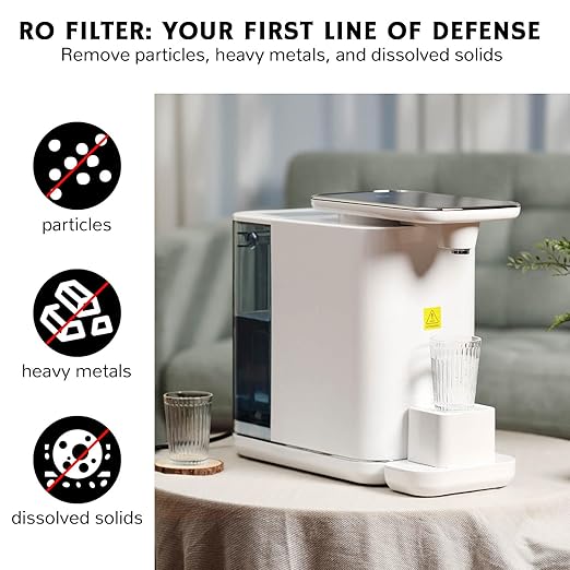 Airthereal RO Replacement Filter for Pristine Pro6H Countertop Water Filter System - RO Membrane Sourced from DOW, 2nd Stage - Reduces Heavy Metals such as Lead, Mercury, Cadmium, Arsenic, 1-Pack