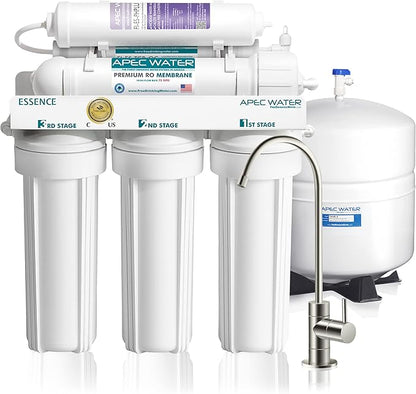 AFWFilters WQA Certified Water Purification Unit - Removes 99% of Impurities, Guaranteed to Provide Safe Drinking Water