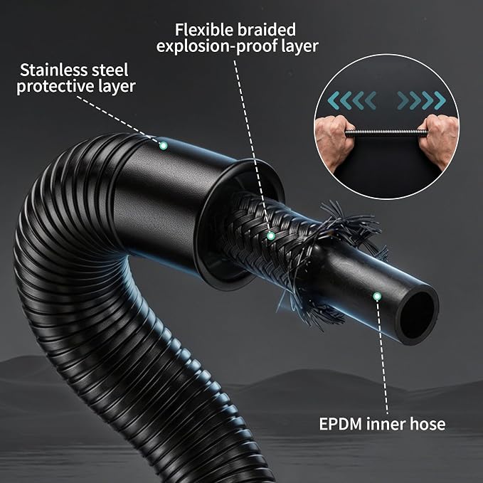 SR SUN RISE NSF Certified Filtered Shower Head with Handheld for Hard Water to Remove Chlorine High Pressure 9-Spray Setting (with Power Wash) Anti-Clog Nozzles (4 Filters, Matte Black)